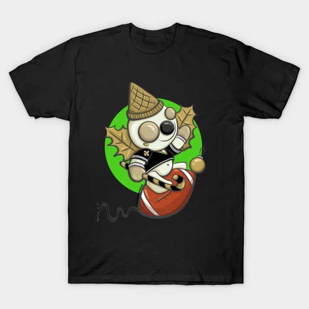 Who Dat Mr. Bingle! New Olreans Saints T-Shirt by Twocatsandpossum